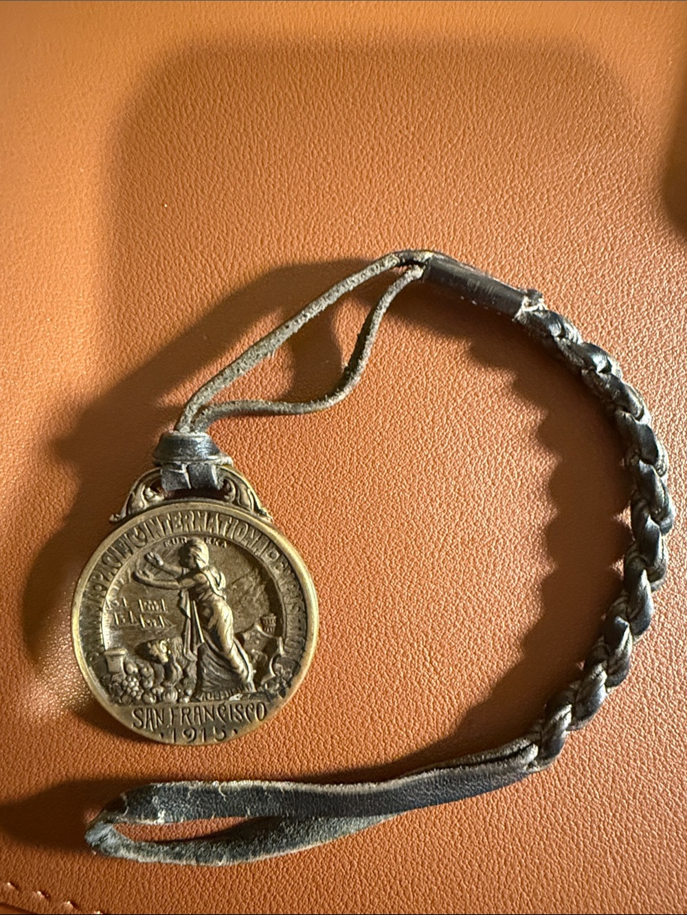1915 San Francisco Commemorative Brass Medal - Panama pacific intl expo